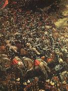 ALTDORFER, Albrecht The Battle of Alexander (detail)   bbb oil painting artist